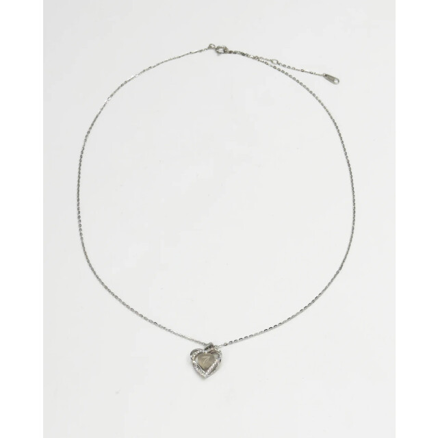 Smashed Lemon 64033 fijn zilveren ketting met hetian jade steen en 64033-020-OS large