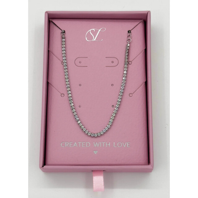 Smashed Lemon 62056 zilveren ketting armband met zirkonia kristallen 62056-020-OS large