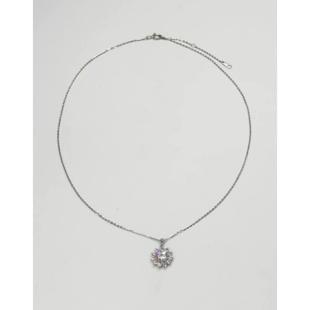 Smashed Lemon 64037 fijn zilveren ketting met moissanite hanger 64037-020-OS large