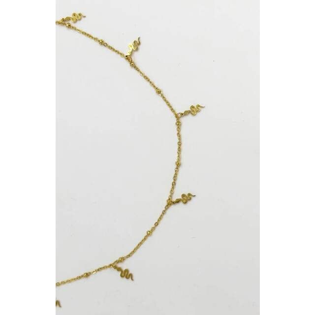 Smashed Lemon 64045 fijne gouden roestvrijstalen ketting met 64045-025-OS large