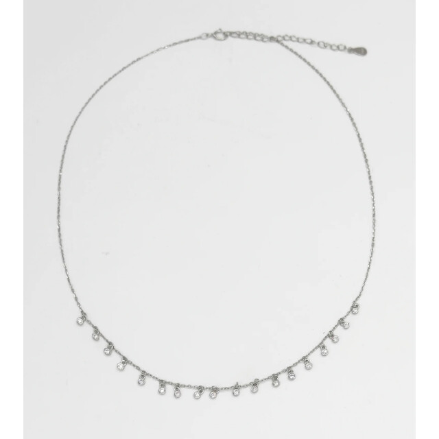 Smashed Lemon 64069 fijne zilveren ketting met druppel kralen en 64069-020-OS large