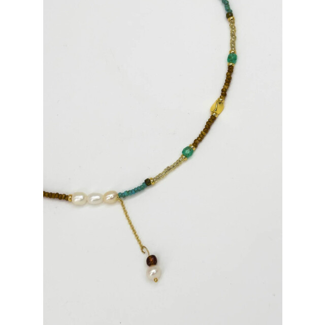 Smashed Lemon 64059 multikleur kwartsen kralen ketting 64059-998-OS large