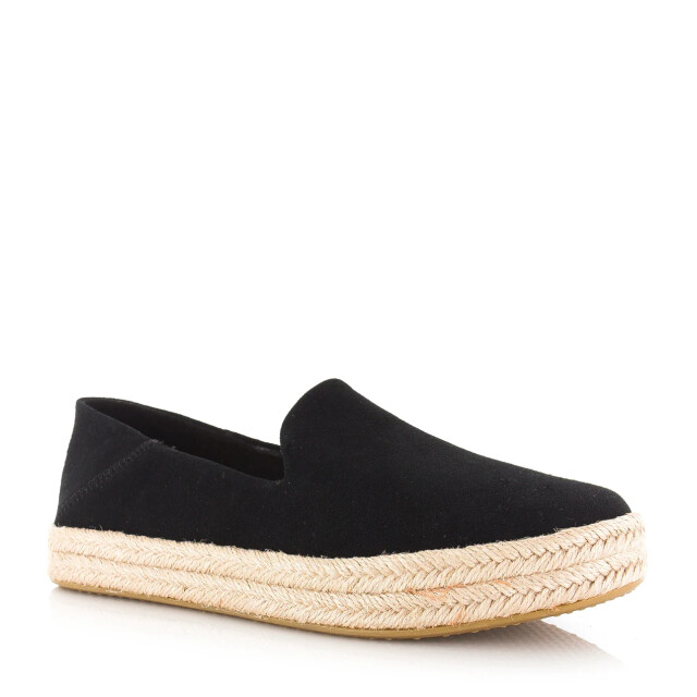 Toms carolina black flatform espadrilles dames 10020690 large