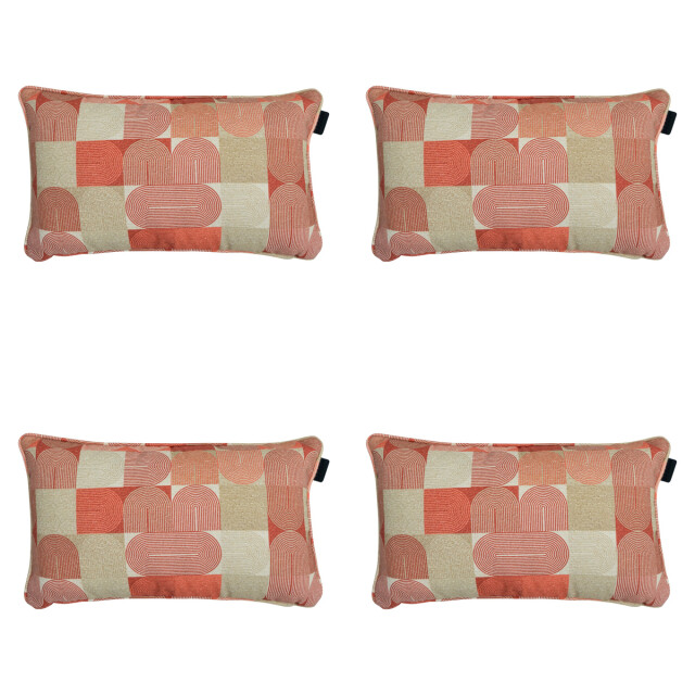 Madison sierkussen jacky terra ca. 30x50 cm set van 4 3083133 large