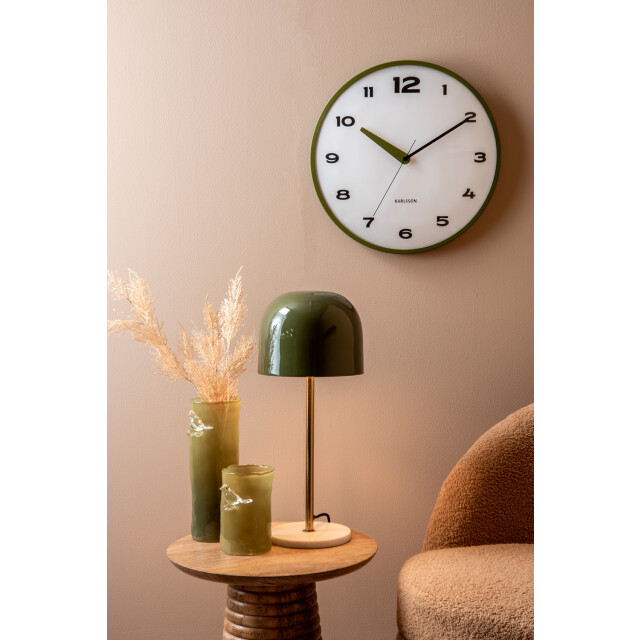 Present Time vaas bird on branch large army green 3062043 large