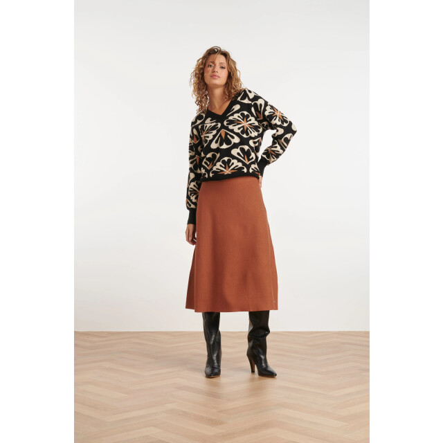Smashed Lemon 24787 e gebreide rok | 24787-775-XXL large
