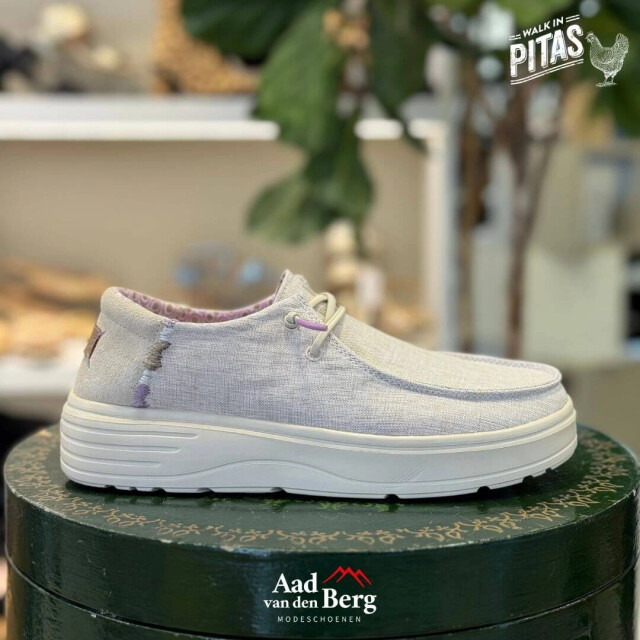 Walk in Pitas Damesschoenen veterschoenen Poppy large