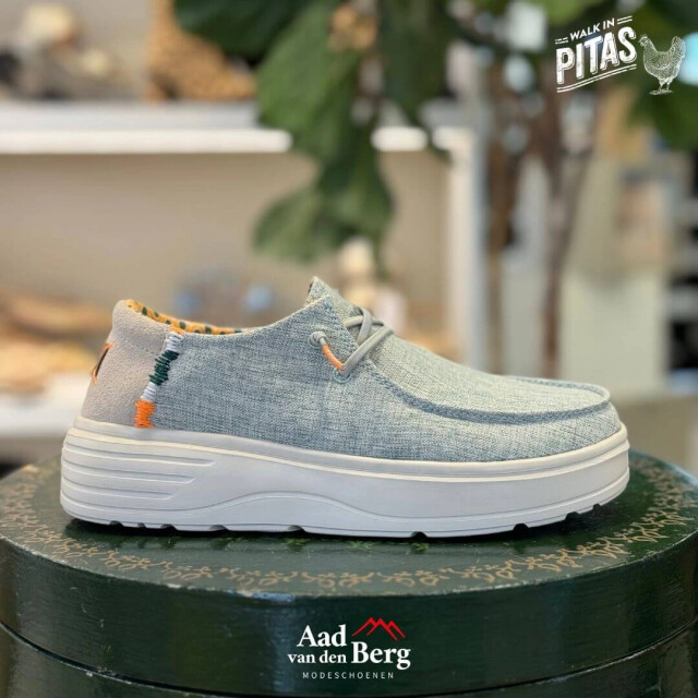 Walk in Pitas Damesschoenen veterschoenen Poppy large