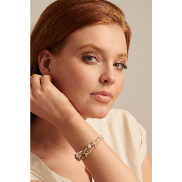 Smashed Lemon 64008 elastische ketting met mix van parelskwartsstenen 64008-020-015 large