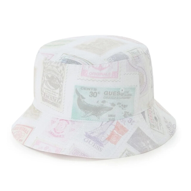 Guess Meerkleurig hoed met print Guess Wit Meerkleurig Hoed Met Print large