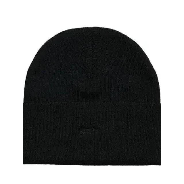 Superdry M9010184a logo beanie 02a black  02A Black/M9010184A Logo Beanie large