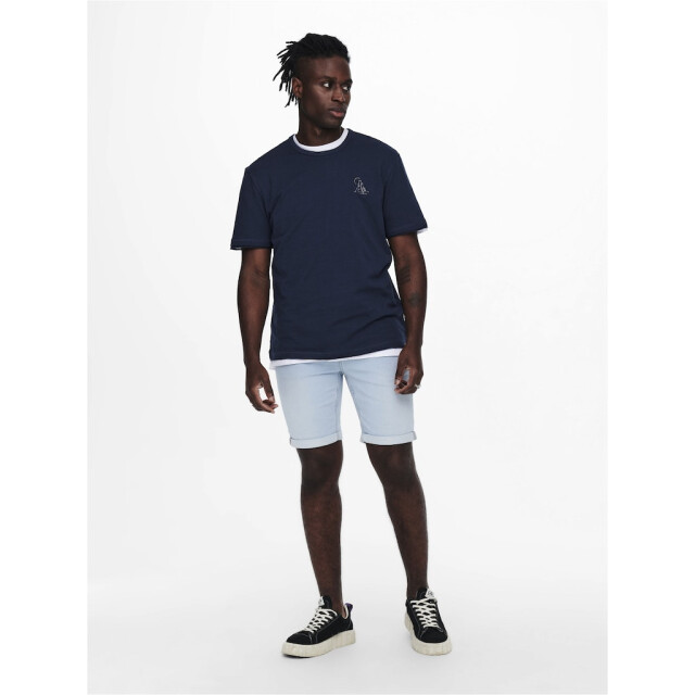 Only & Sons onsply jog shorts pk8587 22018587 denim 05411.211.0139 large