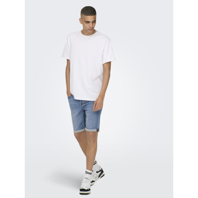 Only & Sons onsply jog shorts pk 8584 22018584 denim 05411.211.0137 large