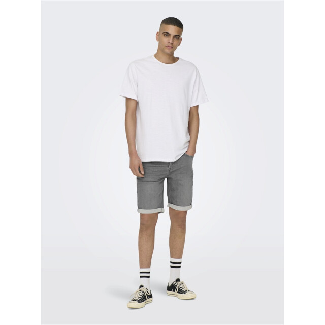 Only & Sons onsply life reg gr jog sho pk 8583 22018583 grey denim 05411.949.0020 large