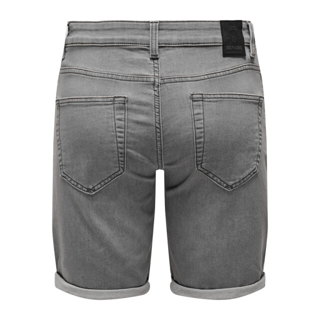 Only & Sons onsply life reg gr jog sho pk 8583 22018583 grey denim 05411.949.0020 large