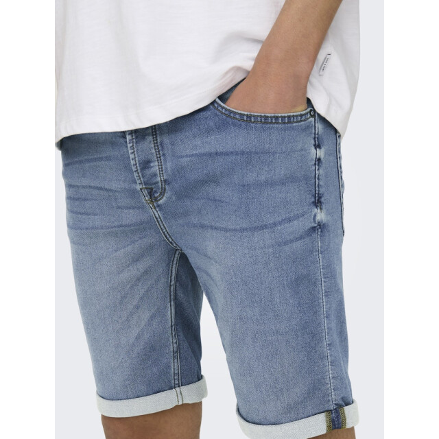 Only & Sons onsply jog shorts pk 8584 22018584 denim 05411.211.0137 large