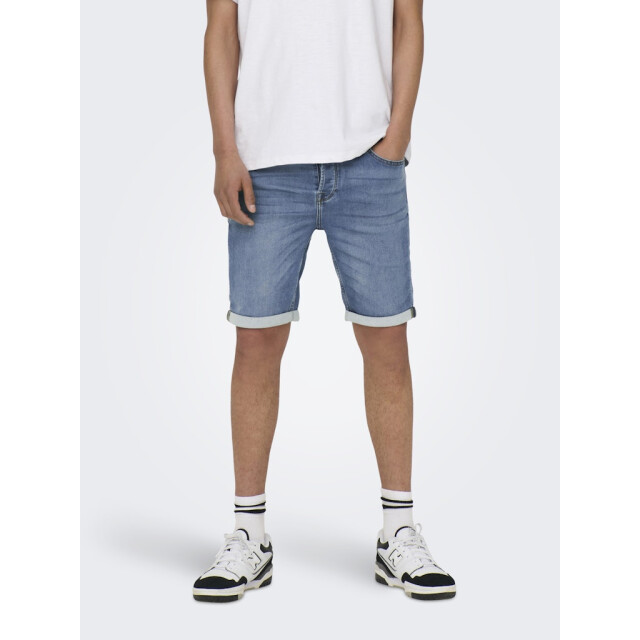 Only & Sons onsply jog shorts pk 8584 22018584 denim 05411.211.0137 large