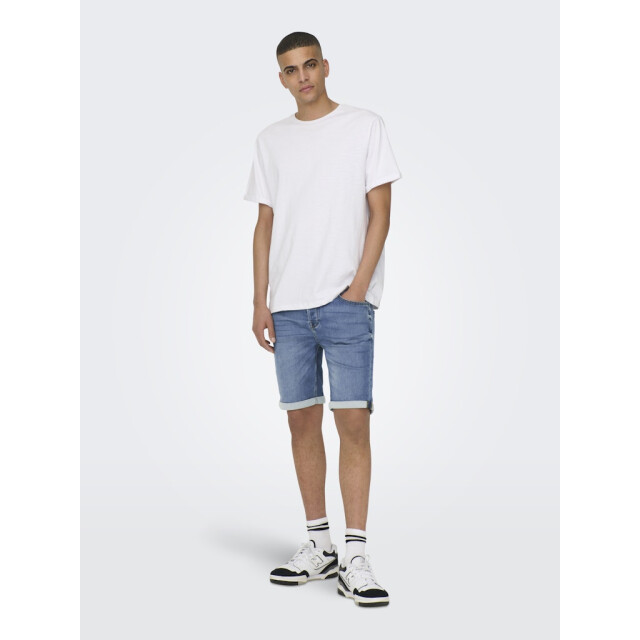 Only & Sons onsply jog shorts pk 8584 22018584 denim 05411.211.0137 large