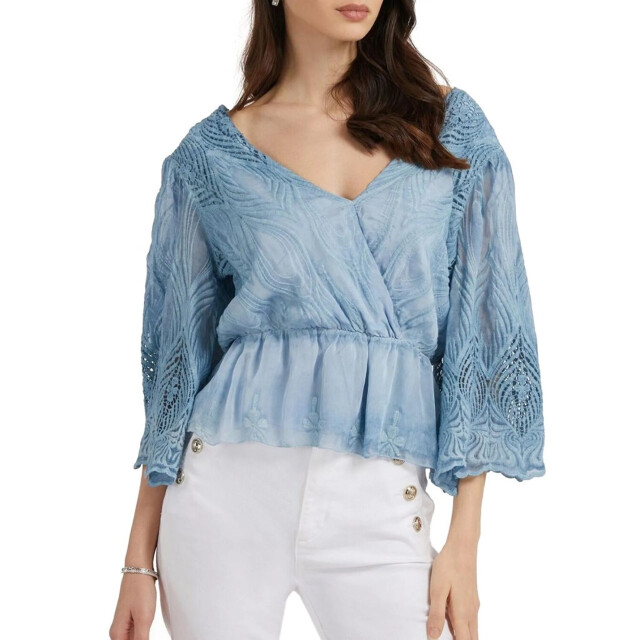 Guess Overhemd Guess Blauw Overhemd large