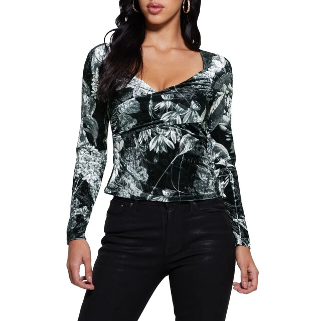 Guess Top met lange mouwen Guess Zwart Top Met Lange Mouwen large