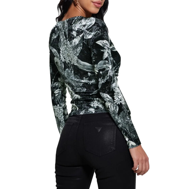 Guess Top met lange mouwen Guess Zwart Top Met Lange Mouwen large
