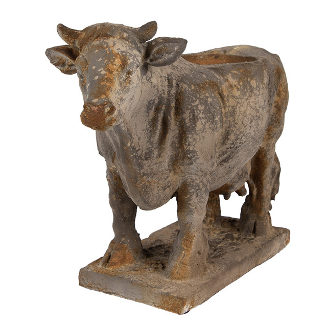Clayre & Eef Bloempot koe 36x15x28 cm keramisch materiaal 3181501 large
