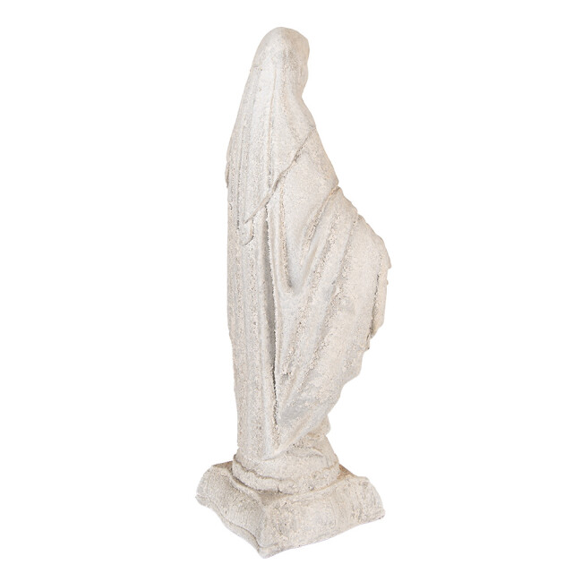 Clayre & Eef Decoratie beeld maria 17x12x41 cm keramisch materiaal 3181502 large