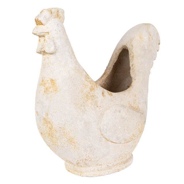 Clayre & Eef Bloempot kip 36x18x35 cm keramisch materiaal 3181503 large