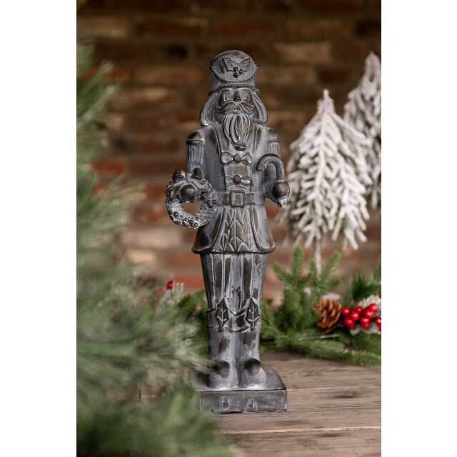 Clayre & Eef Beeld notenkraker 47 cm polyresin kerstdecoratie 2201514 large