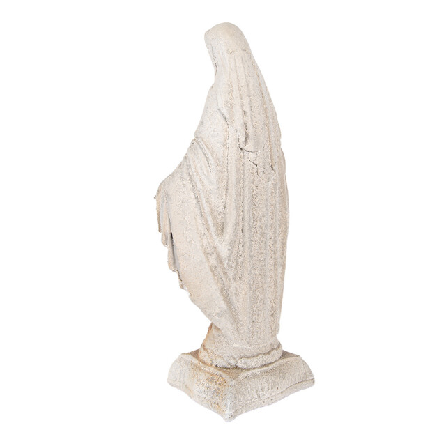 Clayre & Eef Decoratie beeld maria 17x12x41 cm keramisch materiaal 3181502 large