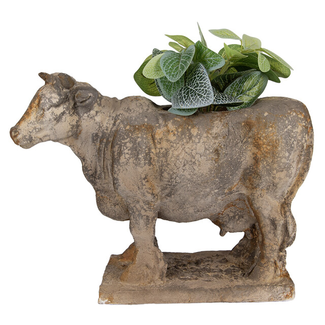 Clayre & Eef Bloempot koe 36x15x28 cm keramisch materiaal 3181501 large