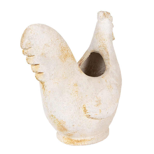 Clayre & Eef Bloempot kip 36x18x35 cm keramisch materiaal 3181503 large
