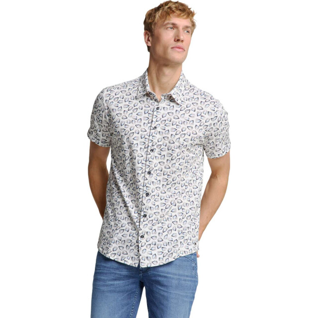 No Excess Shirt short sleeve jersey allover p offwhite 28440414-011 large