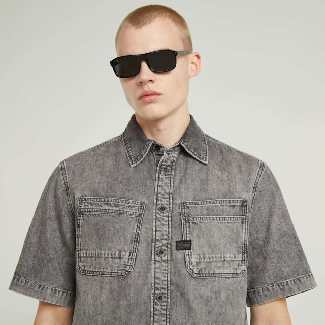 G-Star Slanted double pocket regular shirt D24602-D540-H162 large