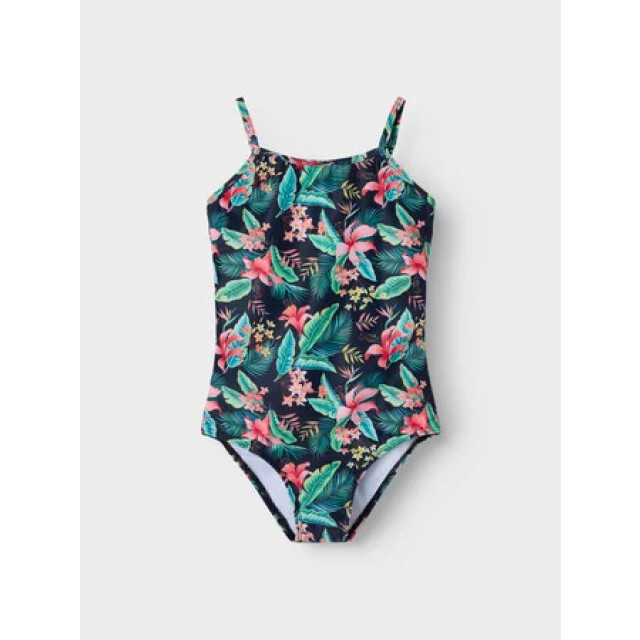 Name It Zomer badpak meisjes - nkfpzala 13241427-5715674880562 - Nkfpzala - Dark Sapphire Tropical large