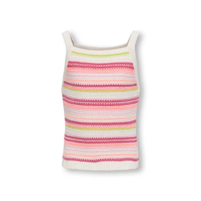 Only Zomer top meisjes - kogbelli 15331930 - Ecru Camelia Rose/ Roseate Spoonbill/Salmon/Nile - Kogbelli large