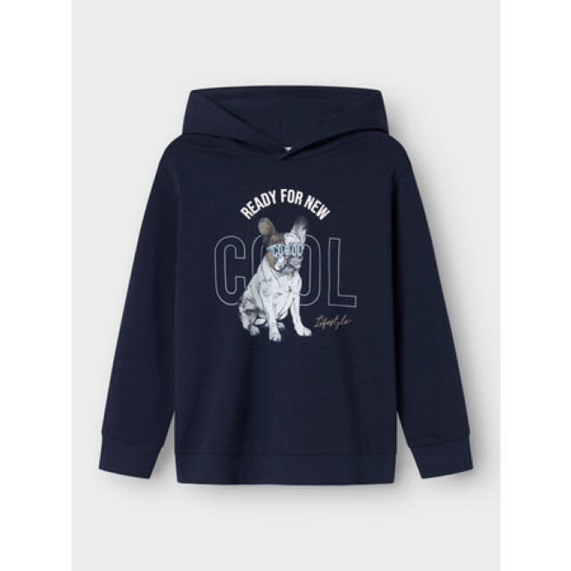 Name It Zomer hoodie jongens - nkmbedog 13241853-5715678246241 - Nkmbedog - Navy Blazer large
