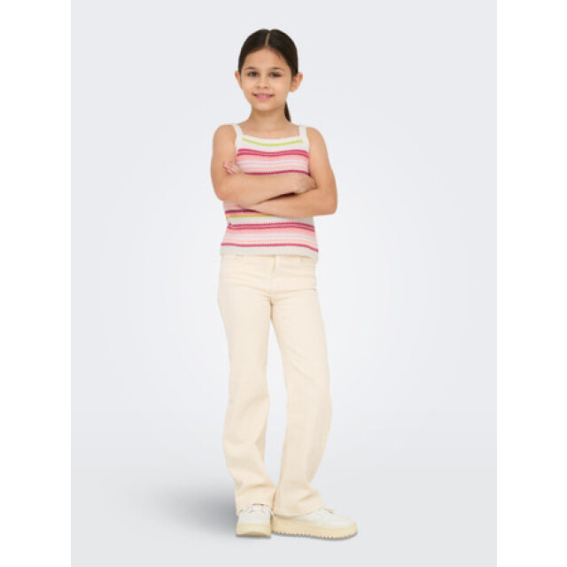 Only Zomer top meisjes - kogbelli 15331930 - Ecru Camelia Rose/ Roseate Spoonbill/Salmon/Nile - Kogbelli large