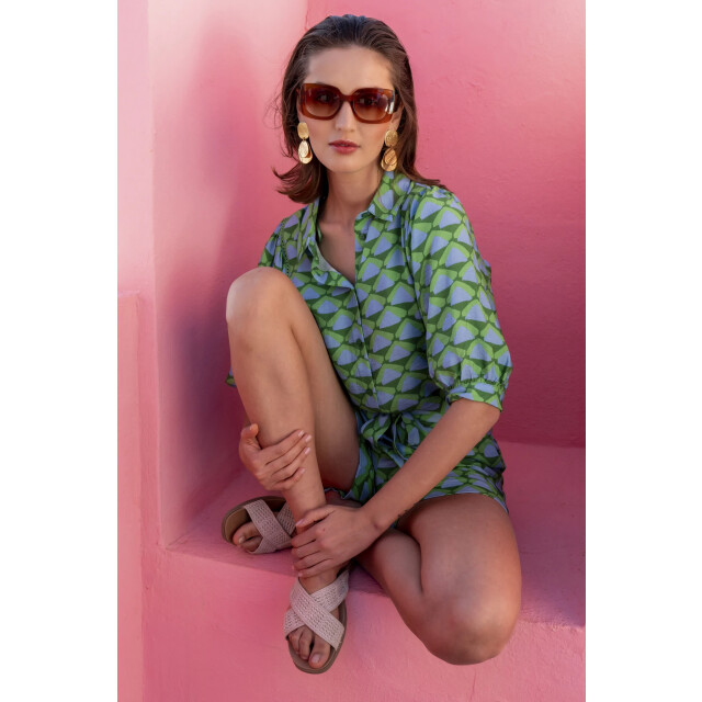 Geisha 51412-20 short green / blue 51412-20 Short Green / blue large