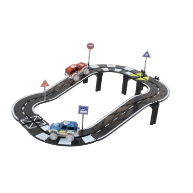 MNTL Magnetische autobaan set 72-delig G8219 large