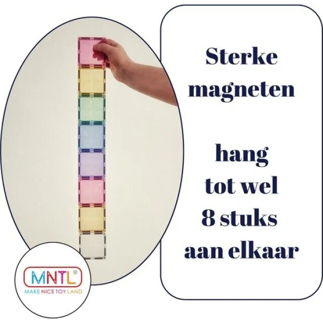 MNTL Magnetische tegels ruimtereisserie 177-delig classic MNTL-T18 large