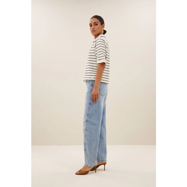 By-Bar Amsterdam harper breton stripe top 25111014 599 black breton stripe 06013.999.0028 large