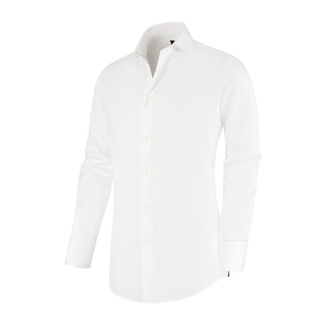 Circle of Gentlemen Alain dubbele manchet, jacquard geweven shirt 100% co 000-20020-005- large