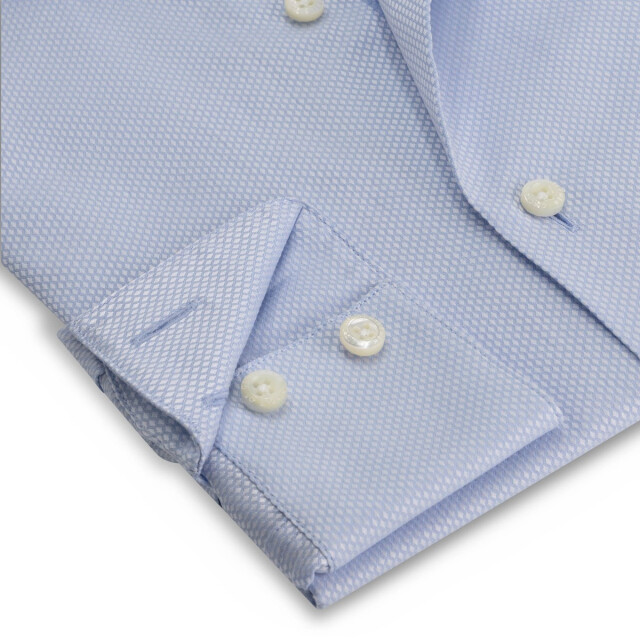 Circle of Gentlemen Amory jacquard geweven shirt 100% co 000-20021-505- large