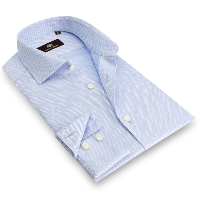 Circle of Gentlemen Amory jacquard geweven shirt 100% co 000-20021-505- large