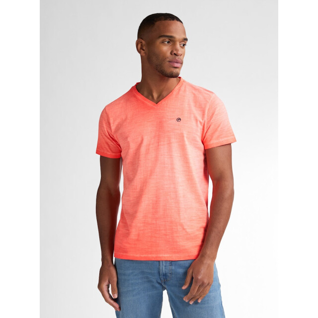 Petrol Industries men t-shirt ss v-neck m-1050-tsv662 3099 fiery coral 05011.630.0025 large