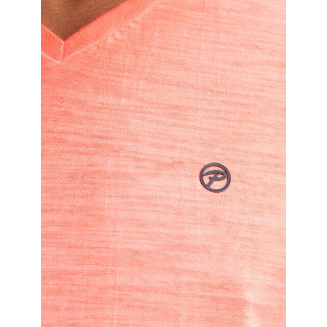 Petrol Industries men t-shirt ss v-neck m-1050-tsv662 3099 fiery coral 05011.630.0025 large