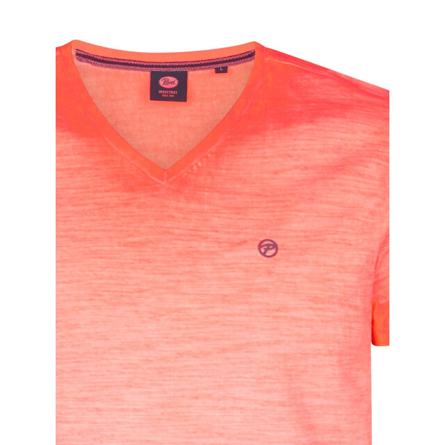 Petrol Industries men t-shirt ss v-neck m-1050-tsv662 3099 fiery coral 05011.630.0025 large