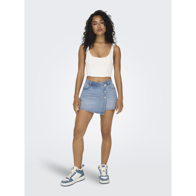 Only onllesly reg lb dnm skort bj noos 15256608 light blue denim 06902.260.0002 large