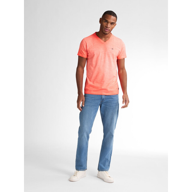 Petrol Industries men t-shirt ss v-neck m-1050-tsv662 3099 fiery coral 05011.630.0025 large